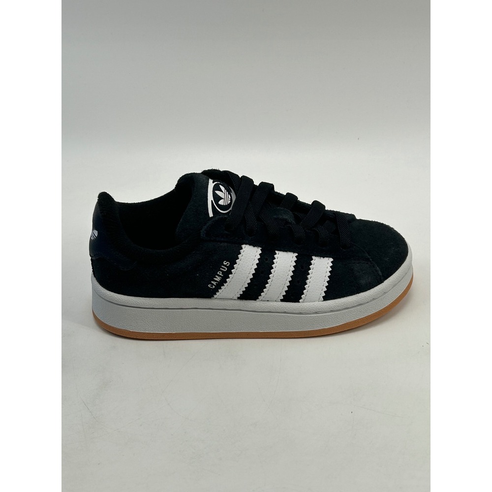 Adidas Campus 00s EL C Kids 12K Black White Suede Gum Sole JI4331 New With Box